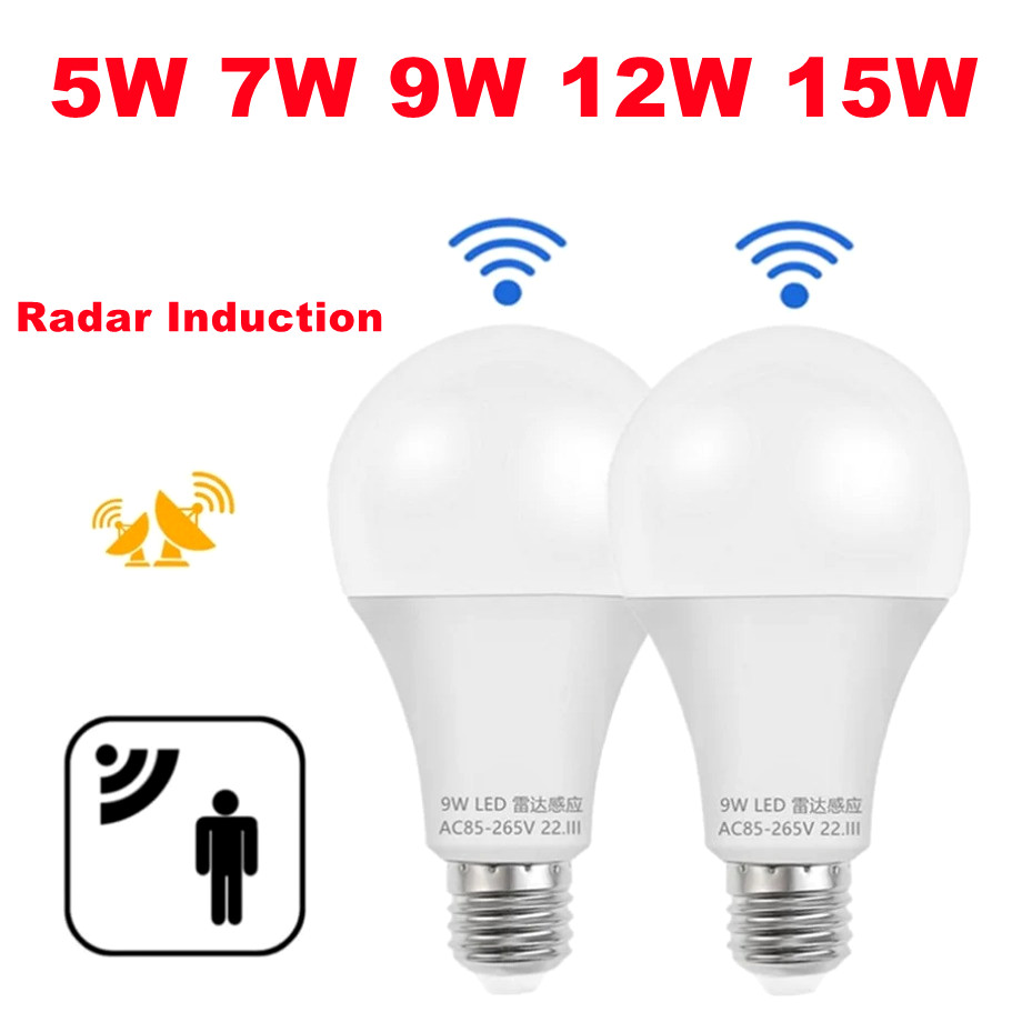 Smart Garden Led Lights - E27 LED Radar Sensor de movimiento