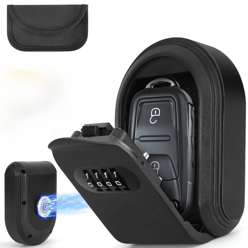 Smart Garden Gate Lock - Caja Magnética para Guardar Llaves Debajo