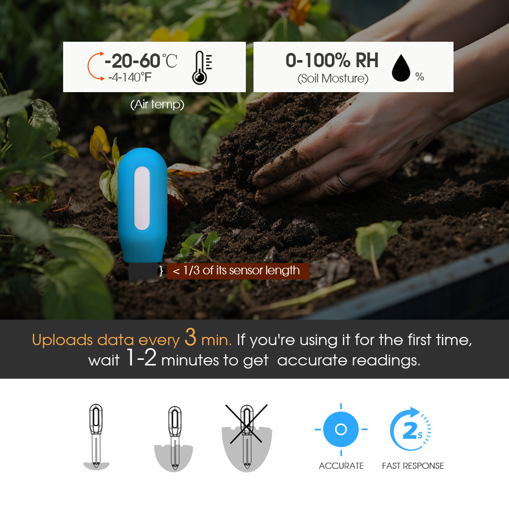 Sensor inteligente de suelo Zi - Smart Garden Devices reseña y precio