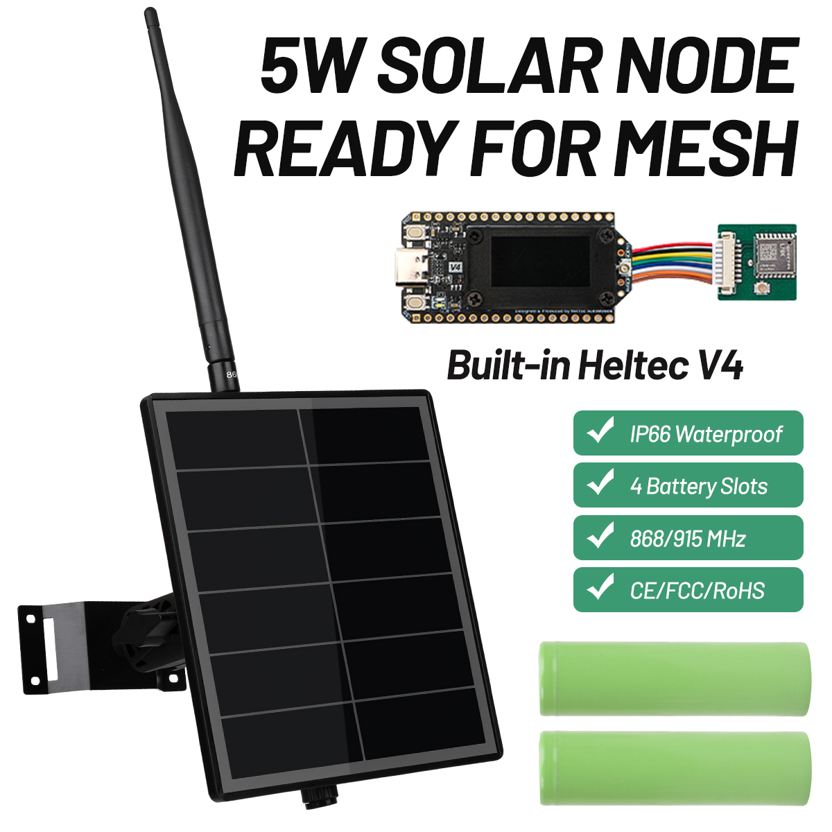 Nodo Solar para Exteriores con - Smart Garden Esp32 reseña y precio