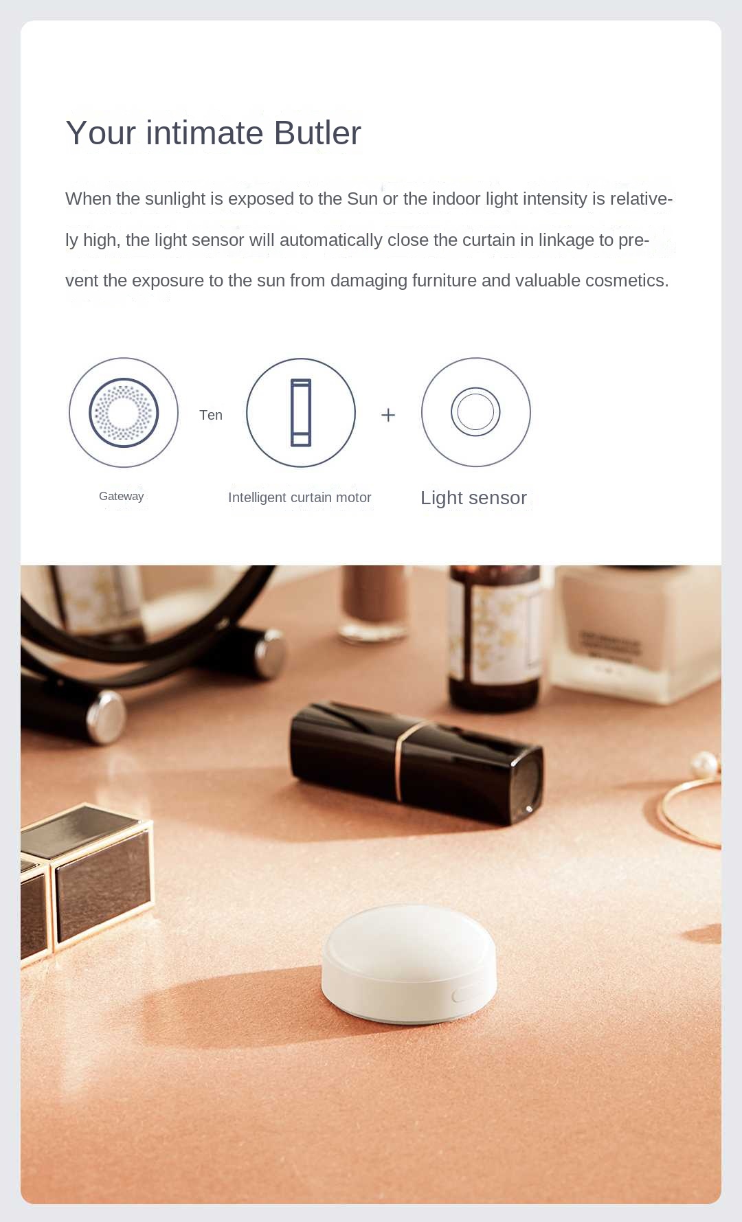 Sensor de luz Aqara T1 Zigbee  - Smart Garden Xiaomi reseña y precio