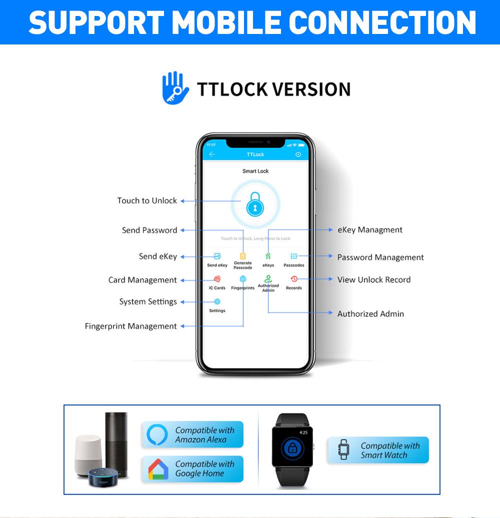 Cerradura inteligente TTLOCK p - Smart Garden Gate Lock reseña y precio