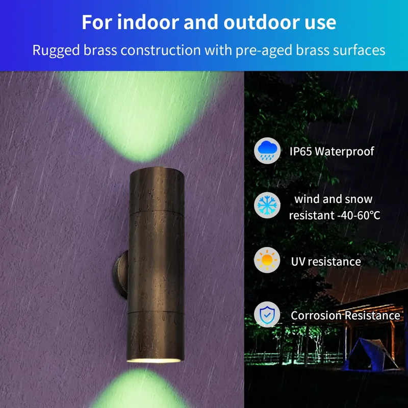 Lámpara de Pared LED para Exte - Smart Garden Led Lights reseña y precio