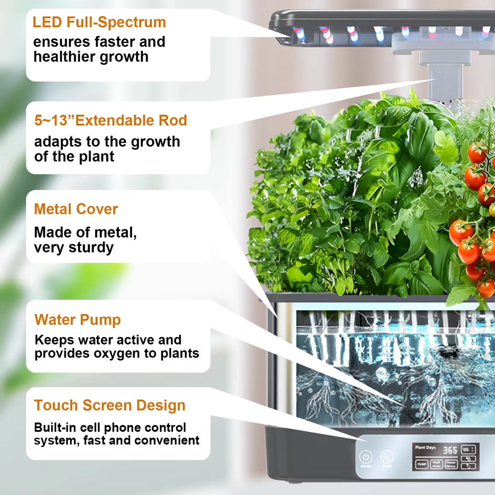 Tuya-sistema de cultivo hidrop - Smart Garden Led Lights reseña y precio
