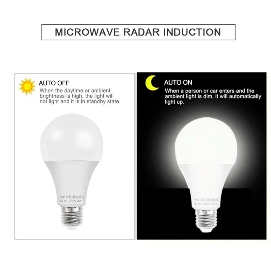 E27 LED Radar Sensor de movimi - Smart Garden Led Lights reseña y precio