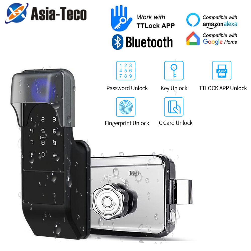 Cerradura de puerta inteligent - Smart Garden Gate Lock reseña y precio