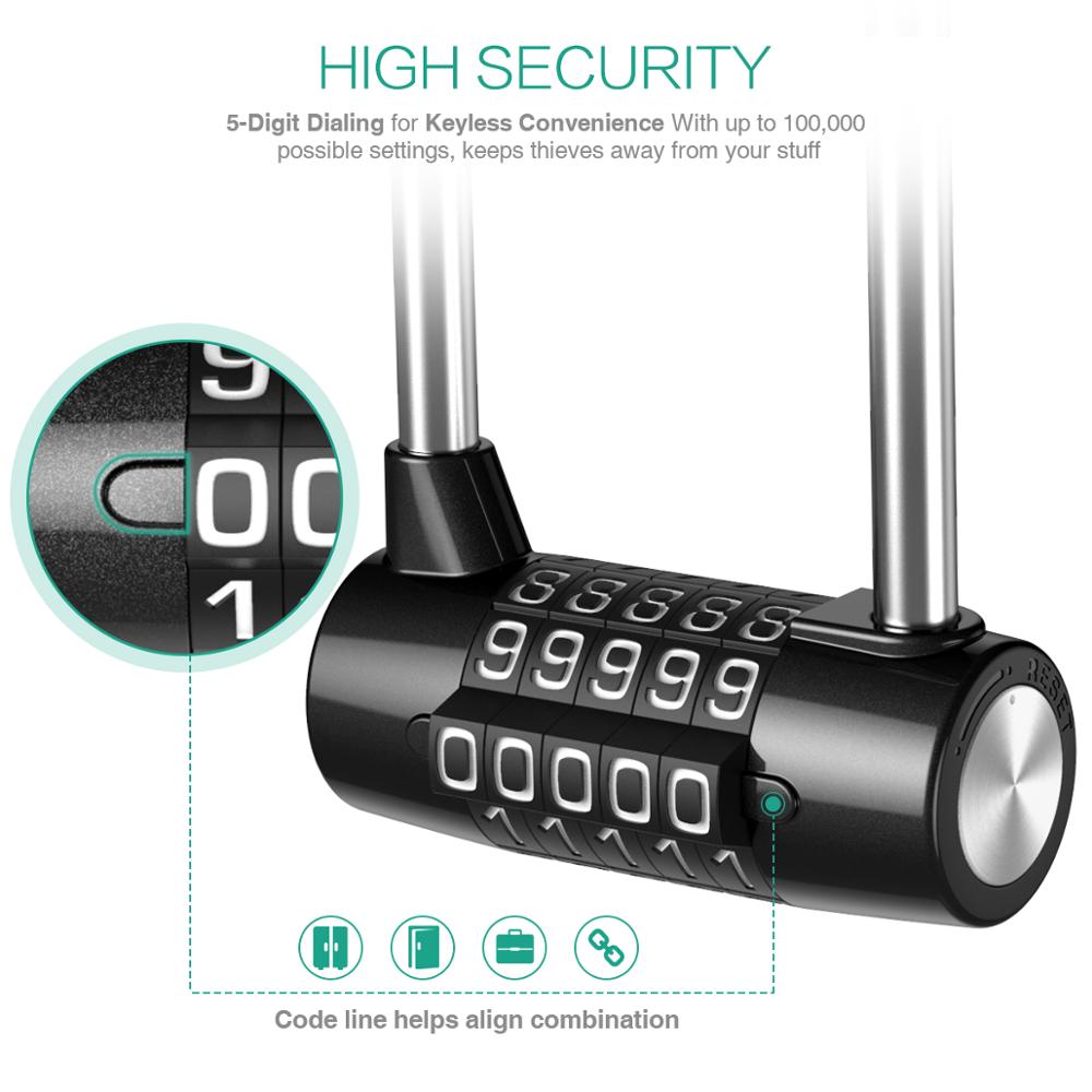 ORIA-cerradura de combinación  - Smart Garden Gate Lock reseña y precio