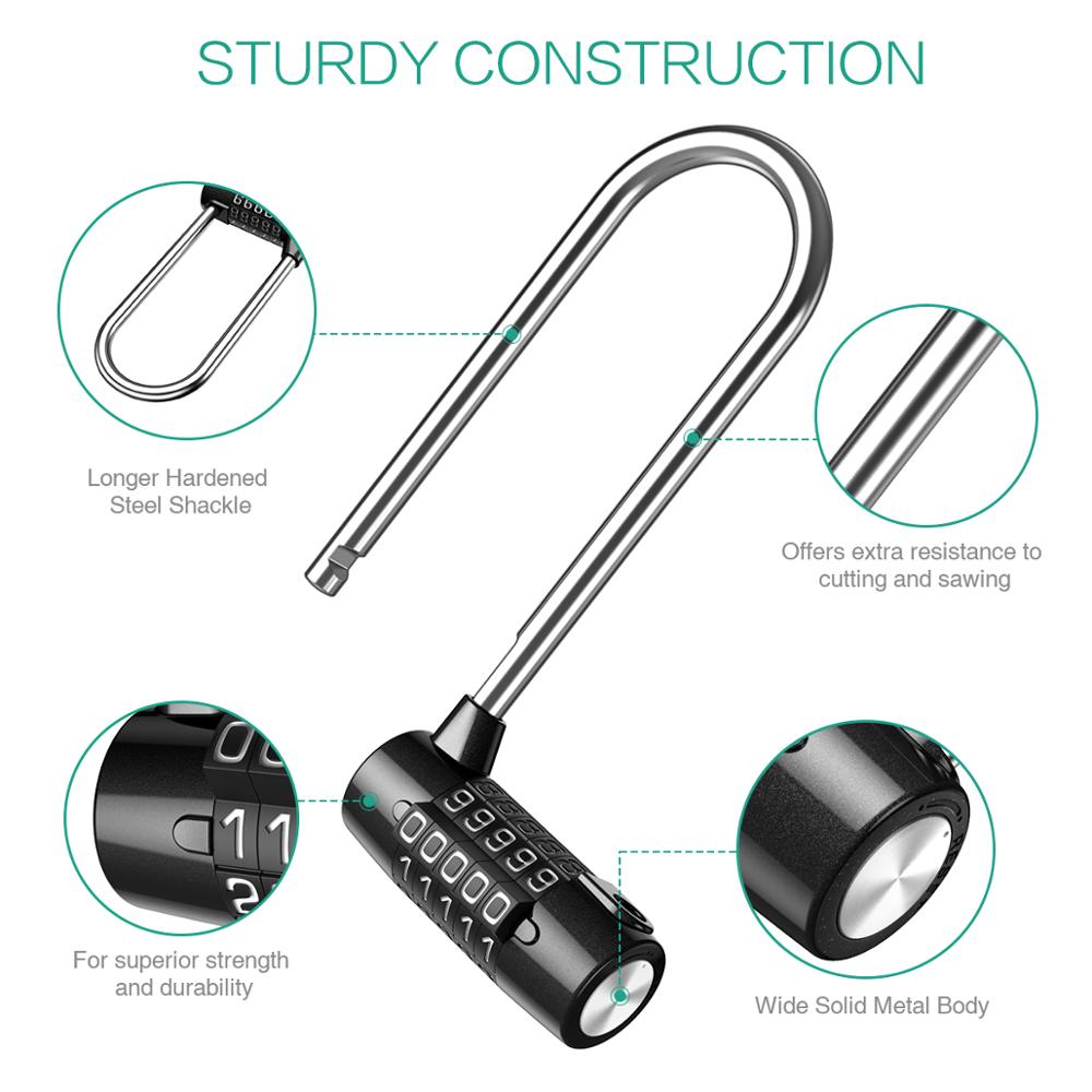 ORIA-cerradura de combinación  - Smart Garden Gate Lock reseña y precio