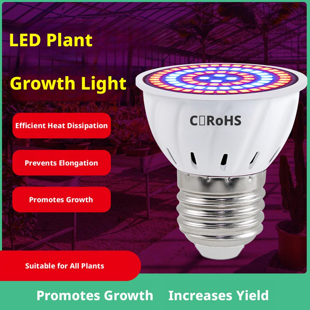 Bombilla LED de Cultivo E27 60 - Plant Grow Light Full Spectrum reseña y precio