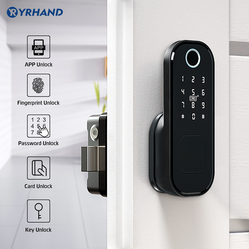 Tuya-cerradura de puerta con h - Smart Garden Gate Lock reseña y precio