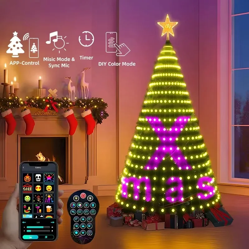 Guirnalda de luces navideñas c - Smart Garden Led Lights reseña y precio
