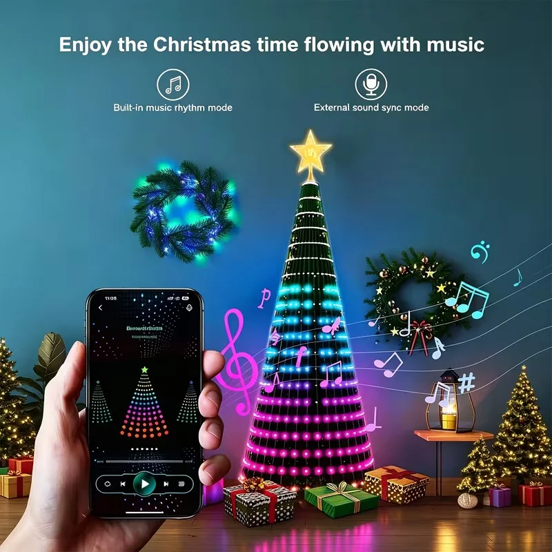 Guirnalda de luces navideñas c - Smart Garden Led Lights reseña y precio
