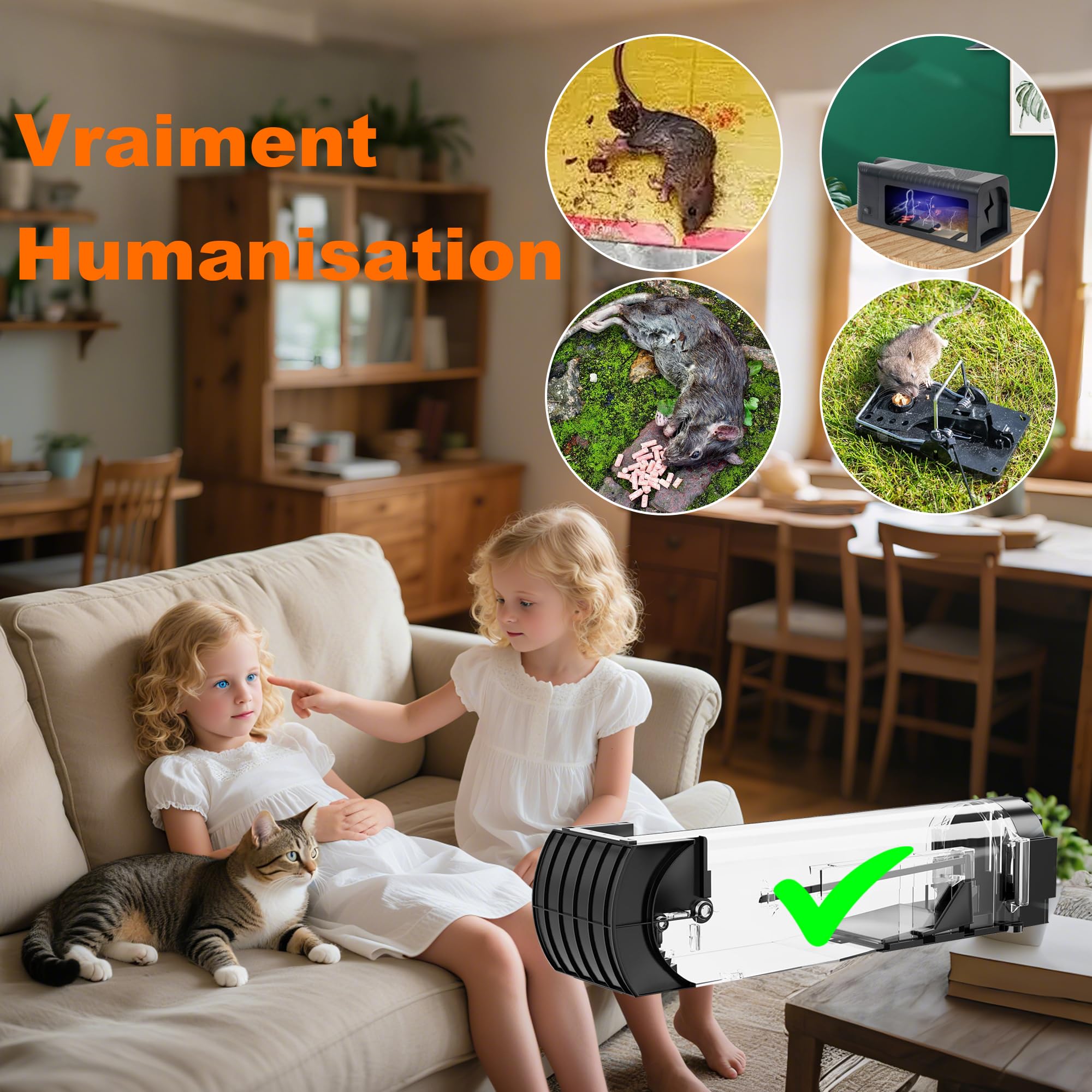 Trampa para ratones reutilizab - Smart Garden Furniture reseña y precio