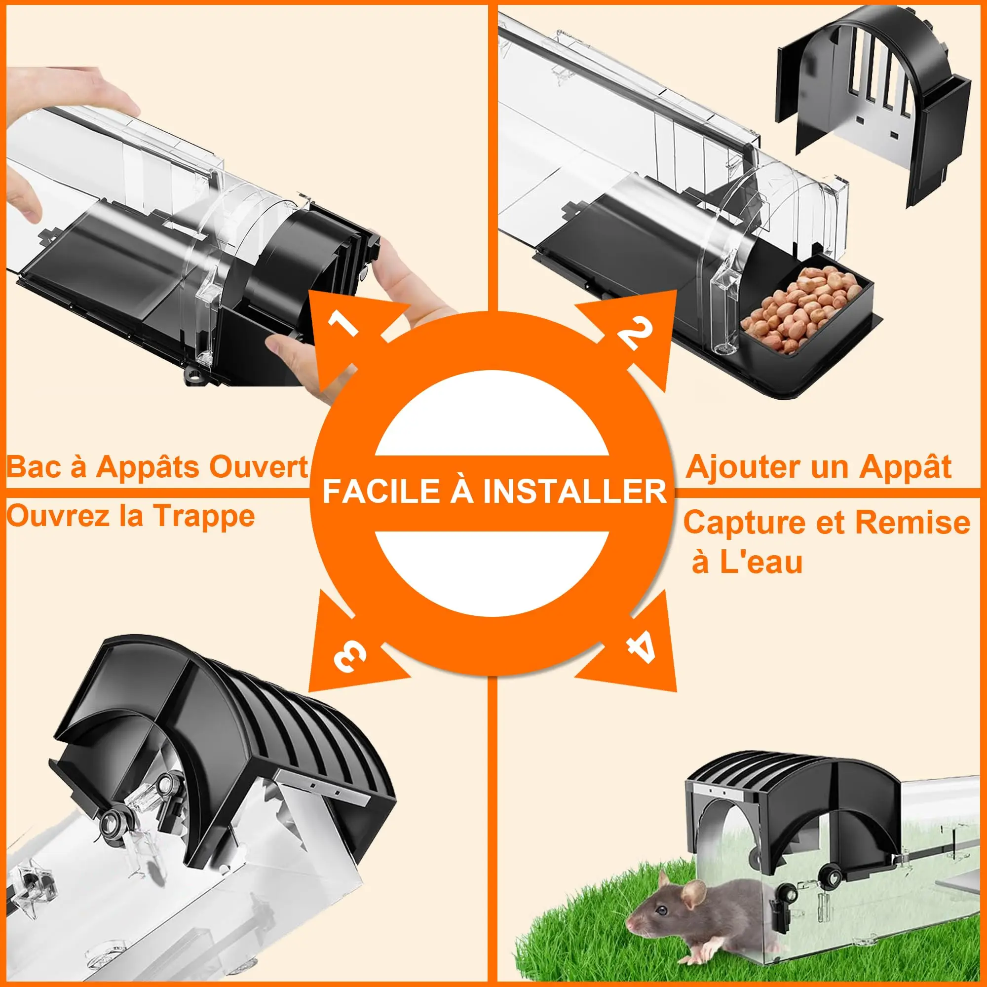 Trampa para ratones reutilizab - Smart Garden Furniture reseña y precio