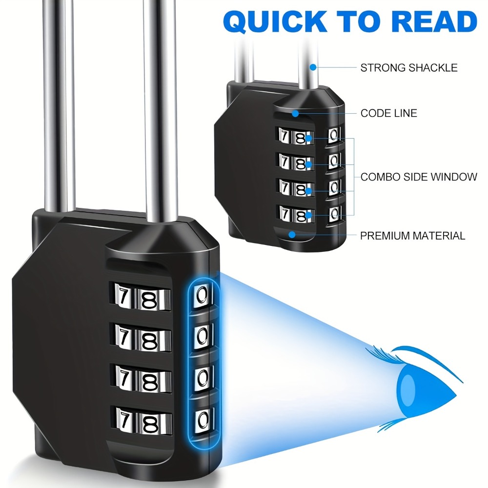 Candado de Combinación de 4 Dí - Smart Garden Gate Lock reseña y precio