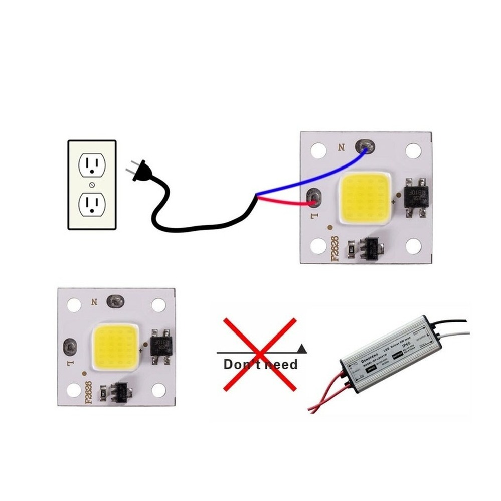 Módulo COB de 10W, 220V, LED,  - Smart Garden Led Lights reseña y precio