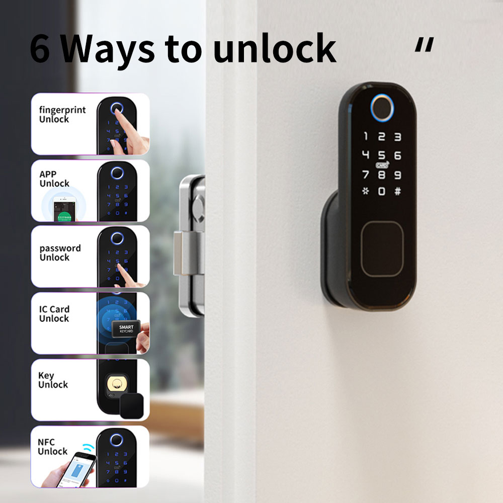 Tuya-cerradura de puerta con h - Smart Garden Gate Lock reseña y precio