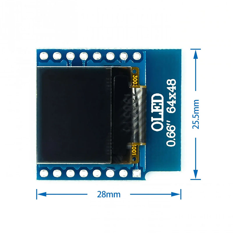 Pantalla OLED LED LCD de 0.66  - Smart Garden Esp32 reseña y precio