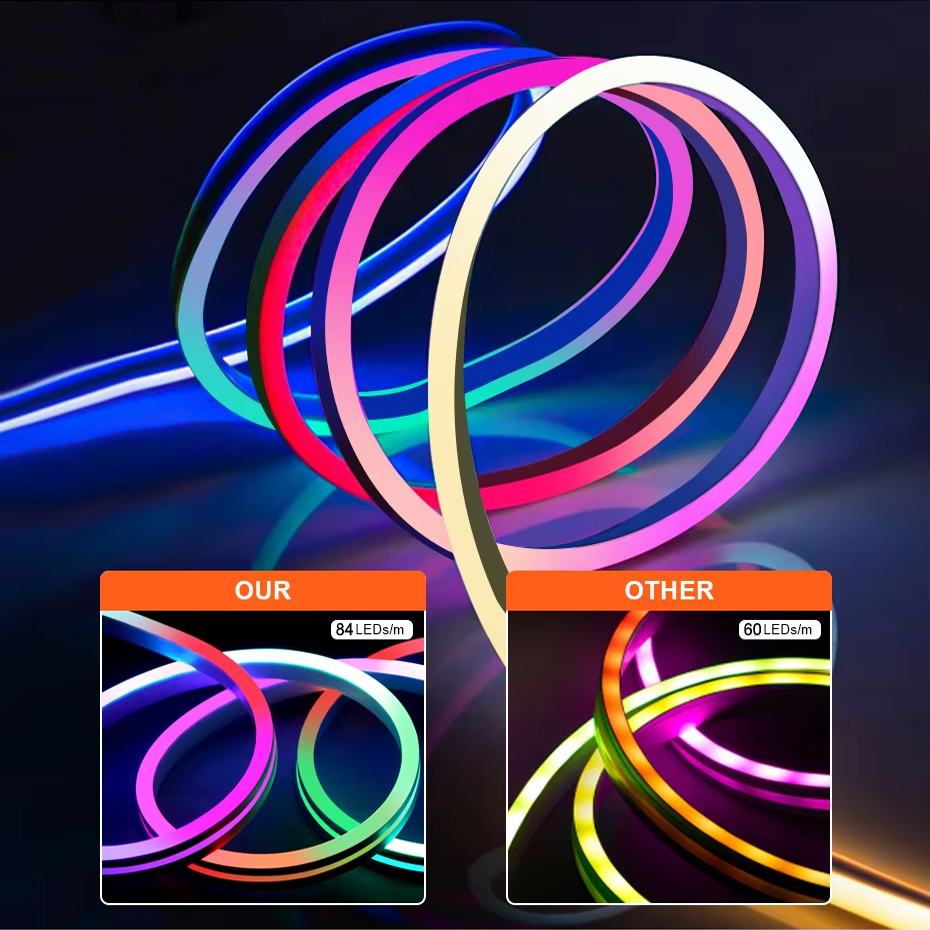 Tira de luces LED RGBIC de neó - Smart Garden Led Lights reseña y precio