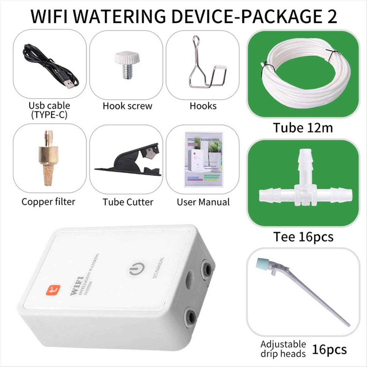 Sistema de riego inteligente T - Smart Garden Devices reseña y precio