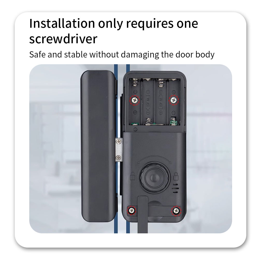 Cerradura de puerta de vidrio  - Smart Garden Gate Lock reseña y precio