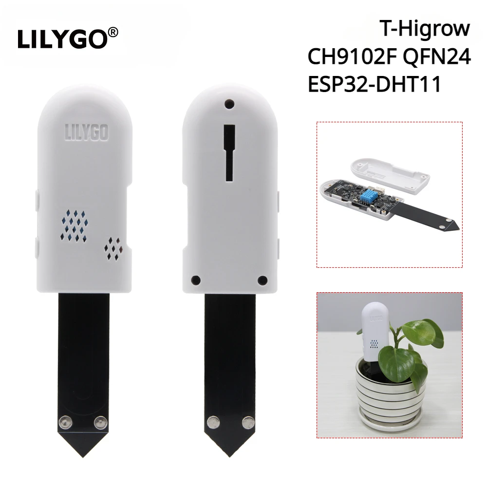 LILYGO ®   T-higrow ESP32 prob - Smart Garden Esp32 reseña y precio