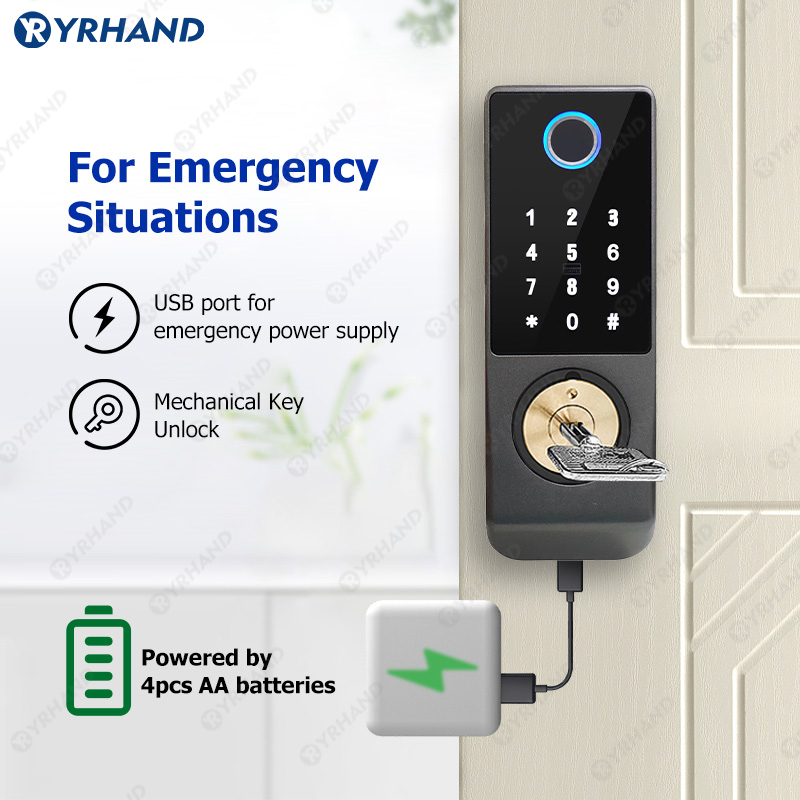 Tuya-cerradura inteligente con - Smart Garden Gate Lock reseña y precio