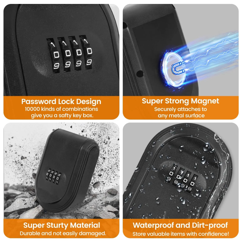 Caja Magnética para Guardar Ll - Smart Garden Gate Lock reseña y precio