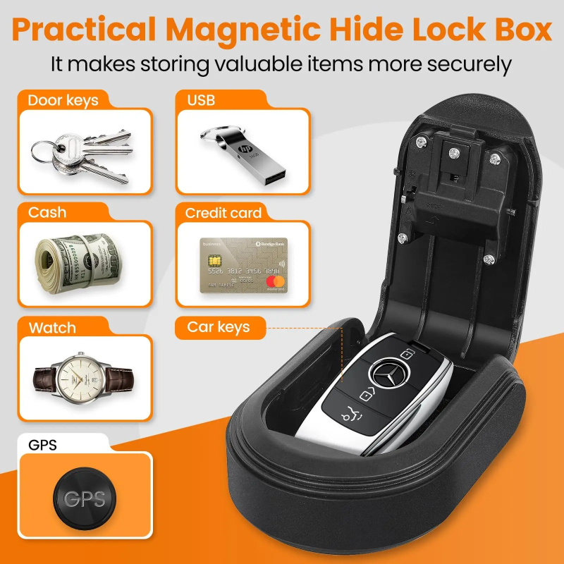 Caja Magnética para Guardar Ll - Smart Garden Gate Lock reseña y precio